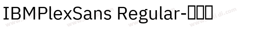 IBMPlexSans Regular字体转换